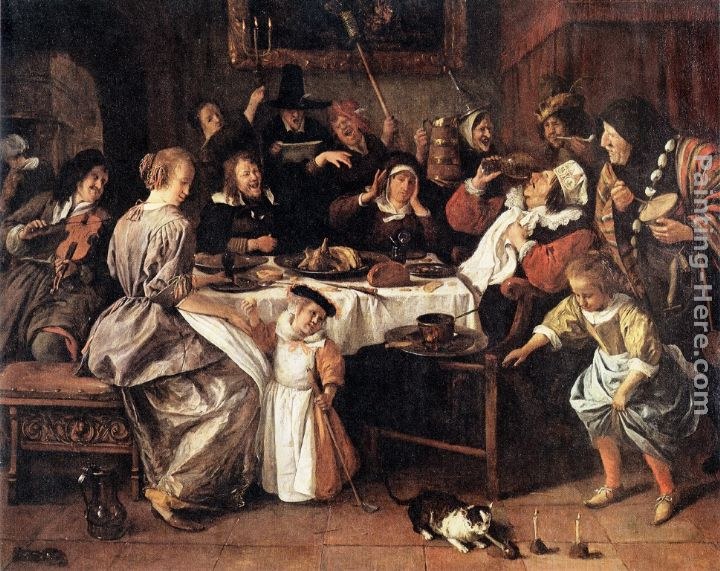 Jan Steen Twelfth Night